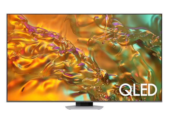Телевизор Samsung 75'' 75Q80D AI 4K QLED , SMART, Bluetooth 5.2, Wi-Fi 5, 4xHDMI 2.1, 2xUSB, Carbon Silver