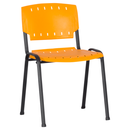 Посетителски стол PRIZMA - оранжев