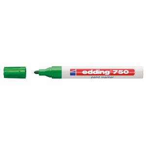 Paint маркер Edding 750 Объл връх 2-4 mm Зелен