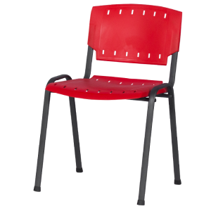 Посетителски стол Prizma - червен