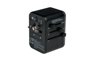 Адаптер Verbatim UTA-04 Universal Travel Adapter with 1 x USB-C PD 61W & QC 3.0 / 1 x USB-C / 3 x USB-A