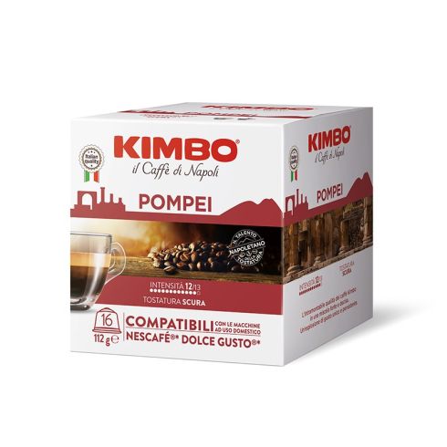 Кафе капсула Kimbo Pompei 16 бр., съвместими с Dolce Gusto