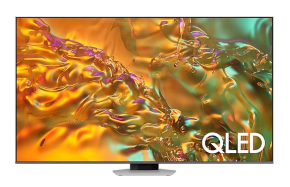 Телевизор Samsung 55'' 55Q80D AI 4K QLED , SMART, Bluetooth 5.2, Wi-Fi 5, 4xHDMI 2.1, 2xUSB, Carbon Silver