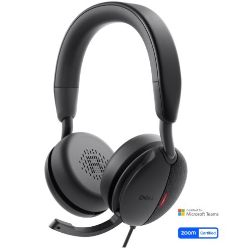 Слушалки Dell Pro Wired ANC Headset WH5024 + Dell Pro Wired / Wireless Headset Ear Cushions - HE524
