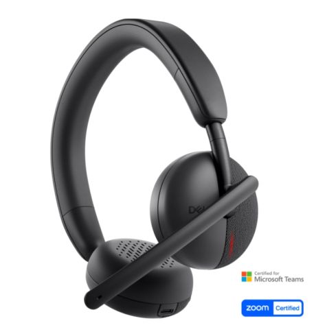 Слушалки Dell Wireless Headset WL3024 + Dell Wireless Headset Ear Cushions - HE424