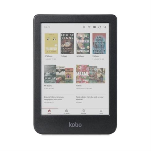 Четец за Е-книги Kobo Clara Colour e-Book Reader, E Ink Kaleido touch screen 6 inch colour, 1448 x 1072 pixels, 16 GB, 1000 MHz/512 MB, 1 x USB C, Greutate 0.172 kg, Wireless Da, Comfort Light, 12 different fonts and over 50 font styles, Black