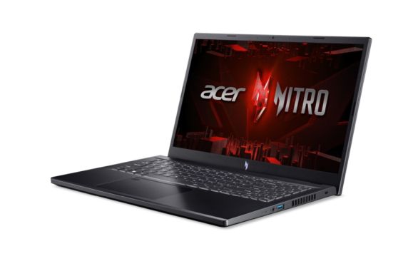 Лаптоп Acer Nitro 5, ANV15-51-55LV, Intel Core i5-13420H (up to 4.60 GHz, 12MB), 15.6" FHD IPS SlimBezel 144Hz, 16GB DDR5, 512GB PCIe NVMe SSD, GeForce RTX 3050 6GB GDDR6, INTEL 2X2 AX+BT, HD Cam, FP, KB Backlight, Linux, Black