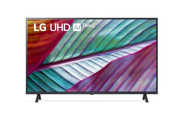 Телевизор LG 43UR75003LK, 43" 4K UltraHD TV 4K (3840 x 2160), DVB-T2/C/S2, webOS 23 Smart TV, ThinQ AI, a5 AI Processor 4K Gen6, WiFi, HDR10 pro, HLG, ALLM/HGiG, 4K Upscaling, AI Sound, Voice Controll, HDMI eARC, CI, LAN, USB, Bluetooth, 2 Pole Stand, Bla