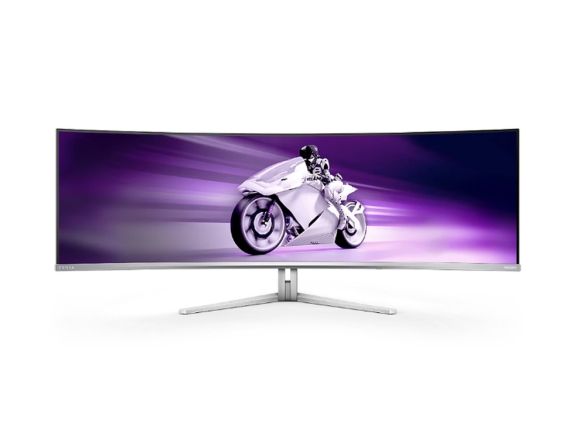 Монитор Philips 49M2C8900L, 48.9" QD-OLED Curved 1800R, 5120x1440@144Hz, 0.03 GtG, 1000cd m/2, 1.000.000:1, Mega Infinity DCR, Adaptive Sync, FlickerFree, Blue Light Soft., 7.5Wx4+DTS, Tilt, Height Adjust, Swivel, 2xHDMI, DP, USB hub