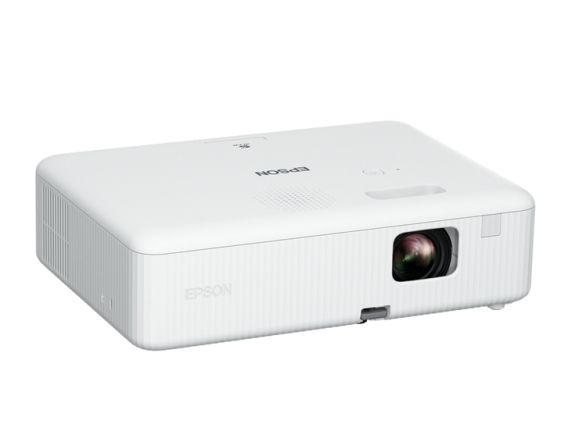 Мултимедиен проектор Epson CO-W01, WXGA (1024 x 768, 16:10), 3 000 ANSI lumens, 15 000:1, VGA, HDMI, USB, 24 months, Lamp: 12 months or 1 000 h, White + Sunne Universal Ceiling Projector Bracket, max. 20kg, extension