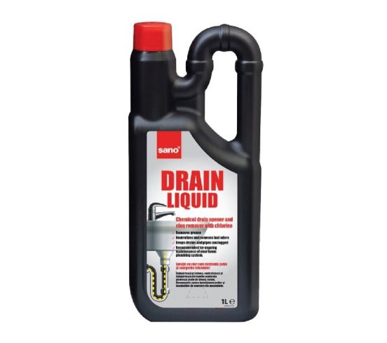Течен препарат за отпушване на канали Sano Drain 1 l