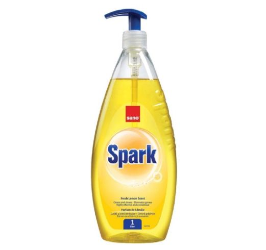 Препарат за съдове Sano Spark 1 l,  Lemon