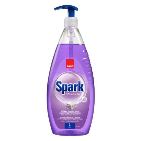 Препарат за съдове Sano Spark 1 l,  Lavender