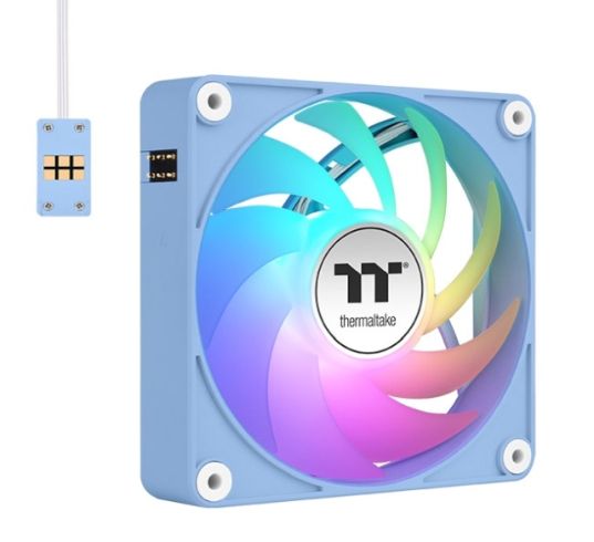 Вентилатор Thermaltake CT140 EX ARGB Sync PC Cooling Fan 3 Pack Magnetic Connect Hydrangea Blue