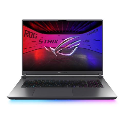 Лаптоп Asus Strix G18 G815LM-S9025, Intel  Ultra 9 275HX 2.7 GHz (36MB Cache, up to 5.4 GHz, 24 cores),18.0 WQXGA(2560X1600),16:10 Bend+500nits, AG,240Hz,DDR5 32GB ( 16GB DDR5-5600 SO-DIMM *2 ) ,1TB , RTX 5060  8GB GDDR7,Wi-Fi 7 ,Backlit Chiclet Keyboard 
