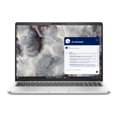 Лаптоп Dell Pro 16 Plus PB16250, Intel Core Ultra 7 265U (12 TOPS NPU, 12C, up to 5.3 GHz), 16.0" FHD+ (1920x1200), AG 300 nit, 1x32 GB, DDR5, 5600 MT/s, 512 GB SSD, Integrated graphics, FHD HDR + IR Cam, FPR, Wi-Fi 6E, Backlit Kb, Win11 Pro, Aluminum, 3Y