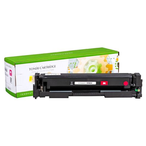 Тонер касета универсална Static Control Magenta HP no. 201X CF403X CRG-045HM SUPER PREMIUM Съвместим консуматив, голям капацитет 2 300 стр.
