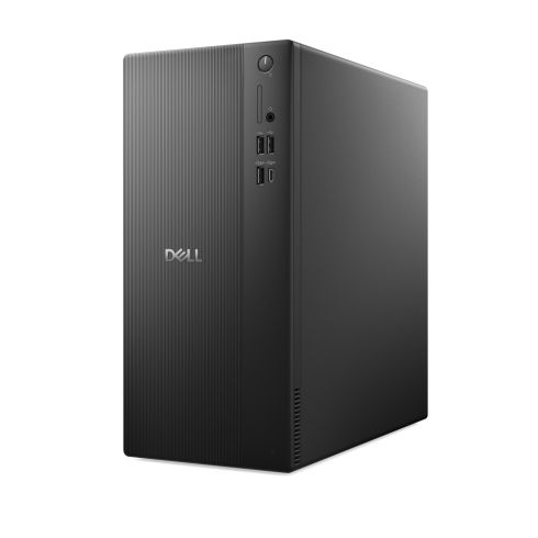 Настолен компютър Dell Tower ECT1250, Intel Core i5 14400 (20 MB cache, 10 Cores, up to 4.7GHz), 16GB, 16GBx1, DDR5, 4800MT/s, 512GB M.2 PCIe NVMe SSD, Intel UHD Graphics 730, Wi-Fi 6, Bulgarian Keyboard&Mouse, 180W, Win 11Pro, 3Y PS