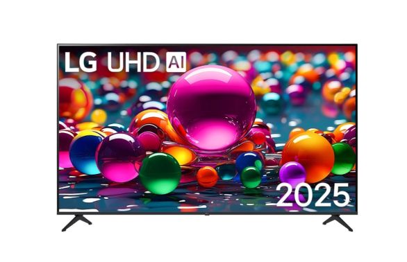 Телевизор LG 86UA75006LA, 86" 4K UltraHD TV 4K (3840x2160), DVB-T2/C/S2, webOS 25 Smart, ThinQ AI, ?7 AI, WiFi, HDR10 pro, HLG, ALLM/HGiG, 4K Upscaling, AI Sound pro, Multiple View, HDMI eARC, LAN, USB, Bluetooth, Google Cast, 2 Pole Stand, Black