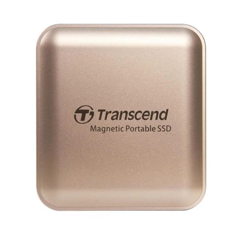 Твърд диск Transcend 1TB, External SSD, ESD420G, USB 20Gbps, Type C, Magsafe, Champagne Gold