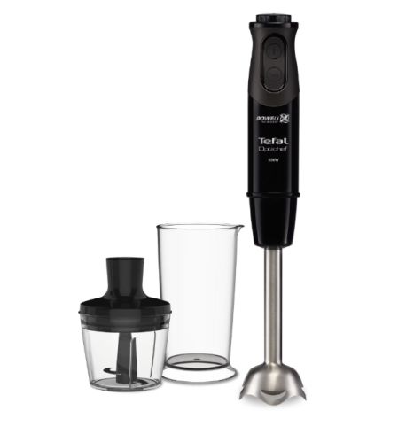 Пасатор Tefal HB641838, Handblender Optichef, 800 W, 2 in 1, 10 Speed+ turbo, Container 0.8 liters, 0.5 liters Mini Chopper, black