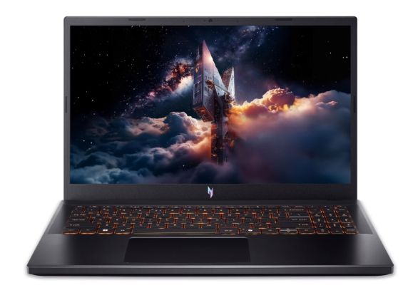 Лаптоп Acer Nitro V15,ANV15-52-93HH,Intel Core i9-13900H(14C/20T, up to 5.40 GHz, 24MB), 15.6" FHD (1920X1080) IPS 165Hz, 32GB DDR4, 1024GB PCIe NVMe SSD, RTX 5060 8GB GDDR7  572 AI TOPS, WiFi AX, BT.5.2, HD Cam, KB Backlit, Linux , Shale Black