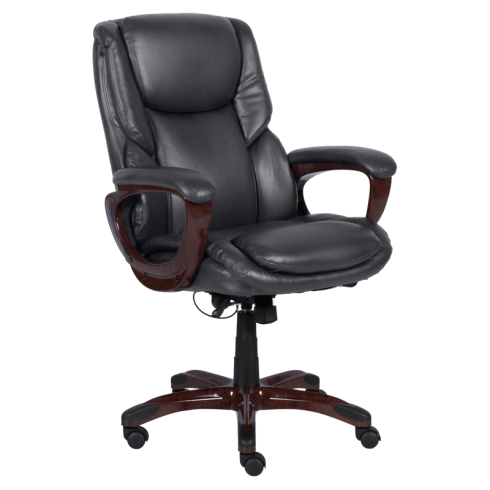 Президентски офис стол Carmen 5025 - черен