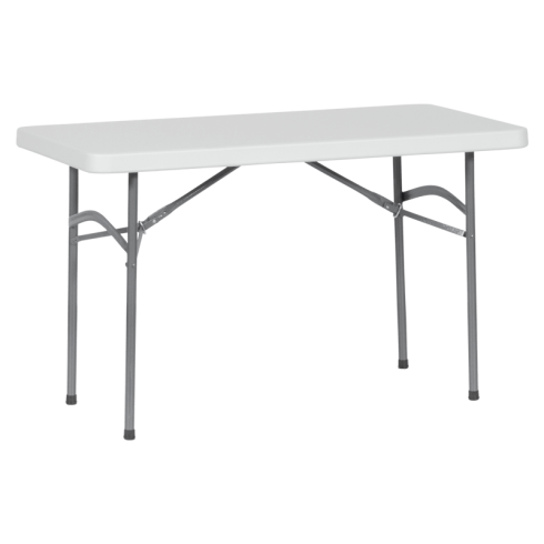 Сгъваемa кетъринг маса Carmen 9943 - бяла