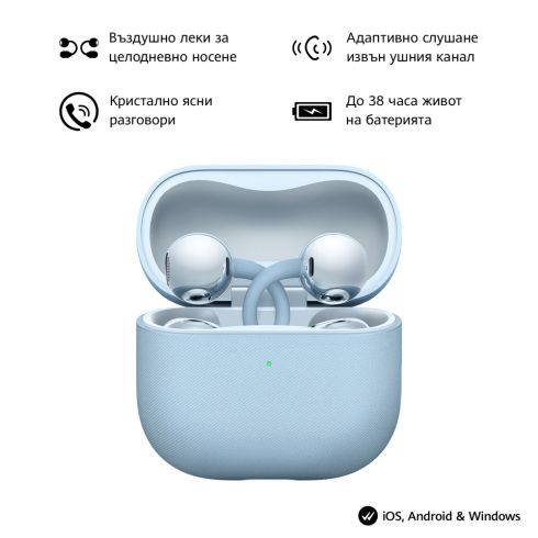 Слушалки Huawei FreeClip 2 Robin-T10 Blue