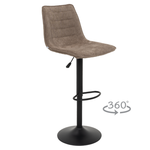 Бар стол MAVIS - кафяв