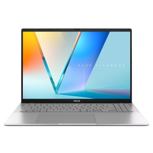 Лаптоп Asus Vivobook S S3607CA-RP037, Intel Ultra 7 255H 2.0 GHz (24MB Cache, up to 5.1 GHz, 16 cores, 16 Threads), 16.00" OLED WUXGA(WU) 1920X1200 16:10,144 Hz, LPDDR5  16GB  ( on BD),1TB SSD G4,Backlit Chiclet  with Num-key, No OS, Cool Silver+Backpack