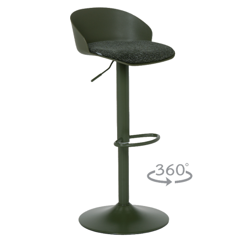 Бар стол ARELATE - тъмнозелен