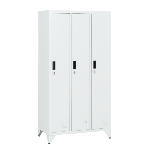 Метален шкаф Carmen CR-1295 J - сив