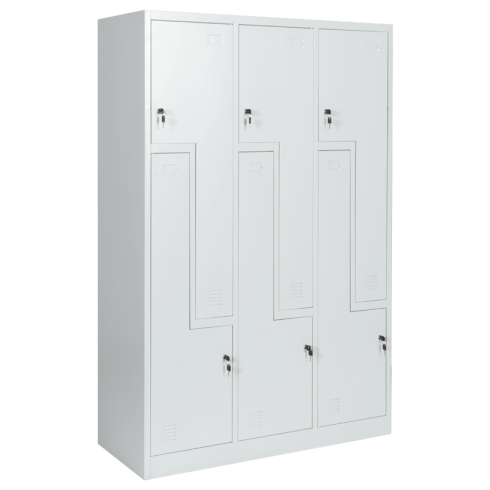 Метален шкаф Carmen CR-1294 J - сив