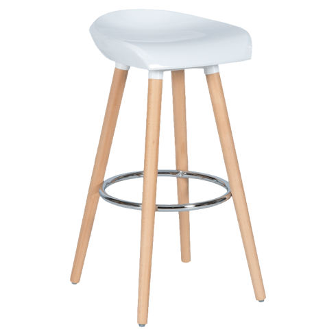 Бар стол ERIDU - бял