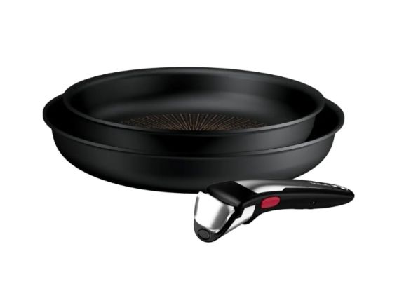 Комплект тигани и тенджери Tefal P0009553 Set 3Pcs Excellence Plus G7 Bla