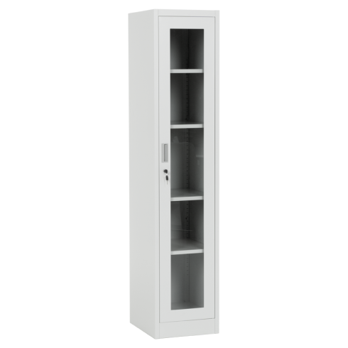 Метален шкаф Carmen CR-1001 J - сив