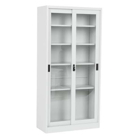 Метален шкаф Carmen CR-1002 J - сив