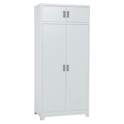 Метален шкаф Carmen CR-1229 J - сив