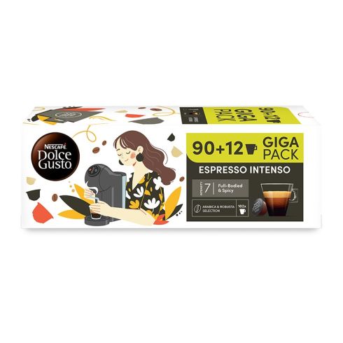 Кафе капсула NESCAFE® Dolce Gusto® Espresso Intenso 90 + 12 бр.