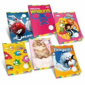 Тетрадка Multiprint Kids Меки корици, А5 20 л. с широки редове