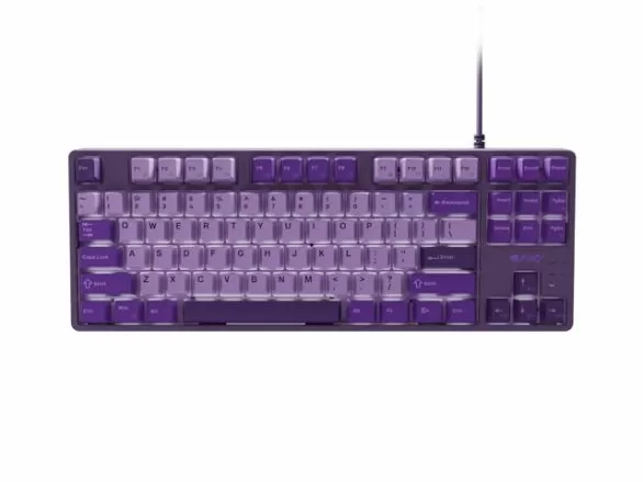 Клавиатура Fury Gaming Keyboard Kanabo K2, US layout, White backlight, Mechanical, Violet