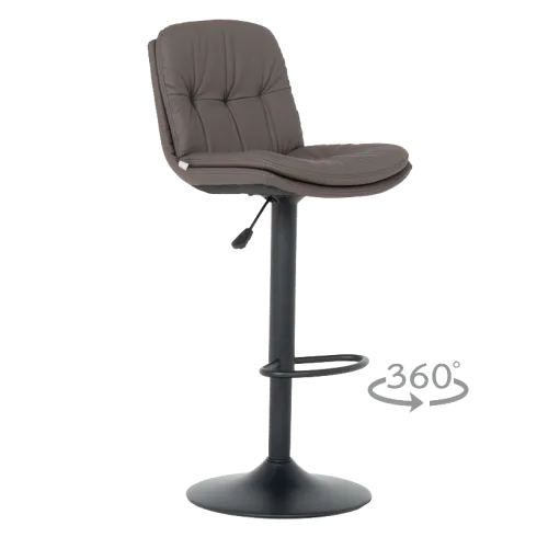 Бар стол CASCADE - тъмнокафяв