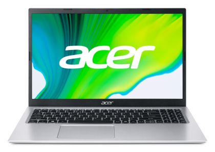 Лаптоп Acer Aspire 3, A315-35-C2QT, Intel Celeron N5100 Quad-Core (up to 2.8GHz, 4MB), 15.6" FHD IPS (1920x1080)AG, Cam&Mic, 8GB DDR4, 256GB SSD PCIe, Intel UMA Graphics, 802.11ac, BT 5.0, Linux, Silver