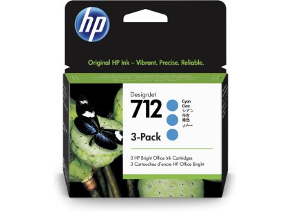 Консуматив HP 712 Cyan Ink Cartridge 3-Pack