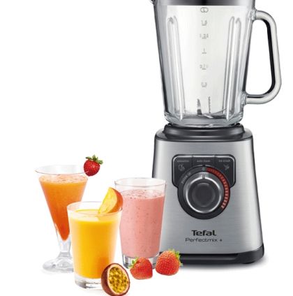 Блендер Tefal BL811D38, Mastermix Premium Blender, 1200 W, Thermo jug of impact glass, Total capacity: 2l, Speed control button, 6 removable blades, 3 programs, stainless steel