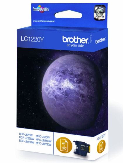 Консуматив Brother LC-1220Y Ink Cartridge for DCP-J525W/DCP-J725DW/DCP-J925DW/MFC-J430W