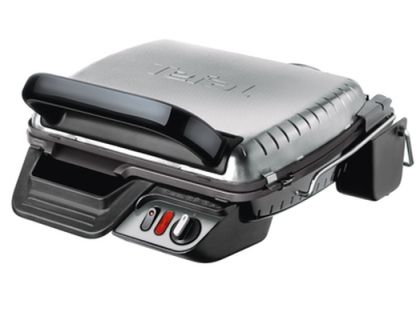 Барбекю Tefal GC306012 Grill 600 Comfort, 600cm2 cooking surface, 2000W, 3 cooking positions (grill, BBQ, oven), light indicator, adjusted thermostat, vertical storage, non-stick die-cast alum. plates, removable plates