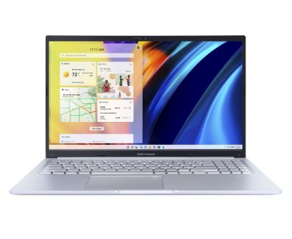 Лаптоп Asus VivoBook 15 X1502ZA-BQ522W, Intel Core i5-1235U 1.3 GHz,(8M Cache, up to 4.4 GHz), 15.6" IPS-level Panel ,FHD, (1920x1080), DDR4 16GB(8ON BD.), SSD 512G PCIE G3X2, Windows 11, Icelight Silver
