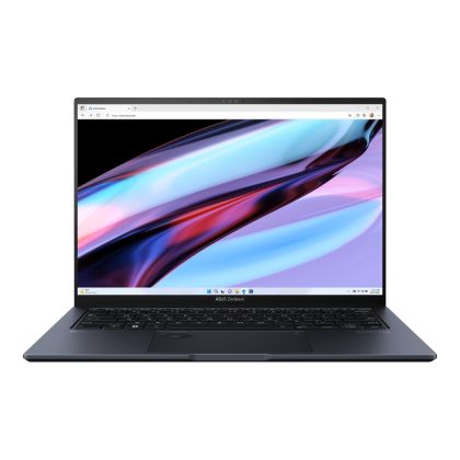 Лаптоп Asus Zenbook Pro OLED UX6404VV-OLED-P941X, INTEL I9-13900H, OLED 14.5" WQXGA+ (2880 x 1800) 16:10, 32GB LPDDR5(16ON BD),1TB SSD, RTX 4060 8GB GDDR6,DIALPAD,Windows 11 Pro, Bag, Tech Black